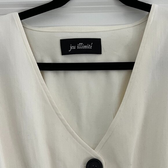 Jeu Illimite Button Down Mini Dress - Picture 4 of 6